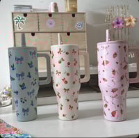 Image 16 of Leak-Proof 40oz Tumbler with Straw