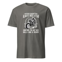 Image 2 of Balls & A Beard Biker T-Shirt