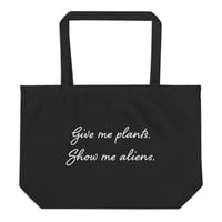 Image 4 of Plants & Aliens - Large organic tote bag