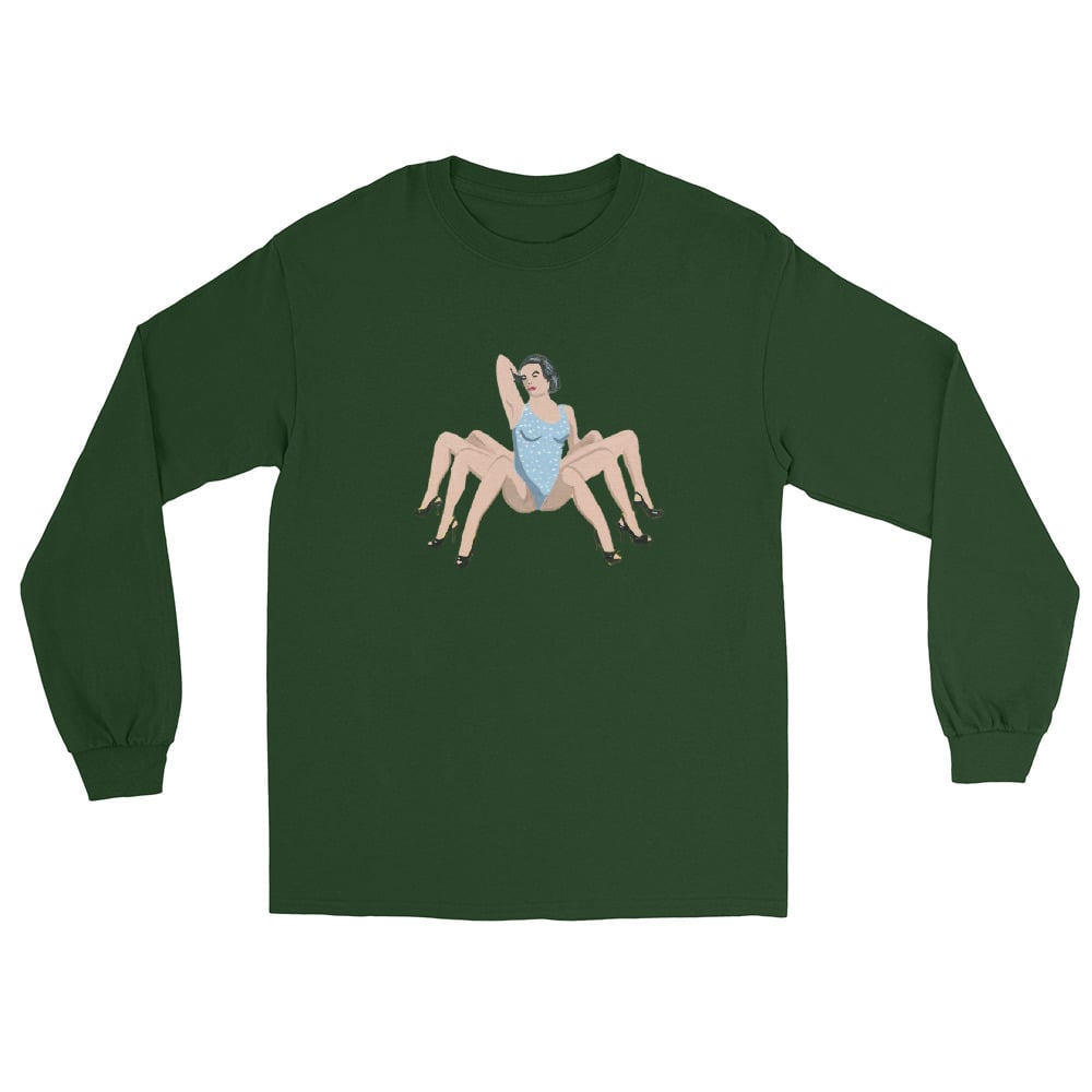 Image of EIGHT LEGGED WOMAN LONG SLEEVE SHIRT