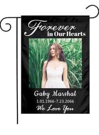 Image 3 of Personalized Garden Flag