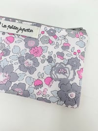 Image 3 of Pochette de transport LA SOLAIRE Liberty Betsy gris argent