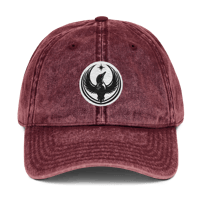 Image 5 of Vintage Cotton Twill Cap - White Rebel Loon