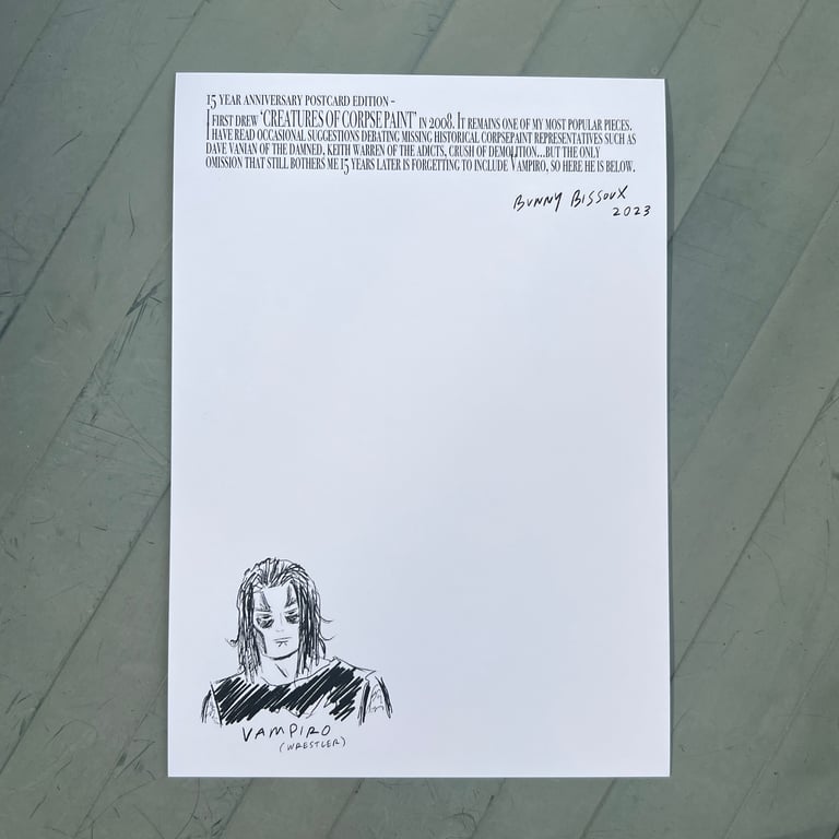 CORPSE PAINT A5 POSTCARD Image 3