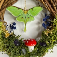 Image 4 of Actias Luna Mini Wreath 