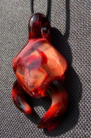Image of Ruby Pendant w/ Horns