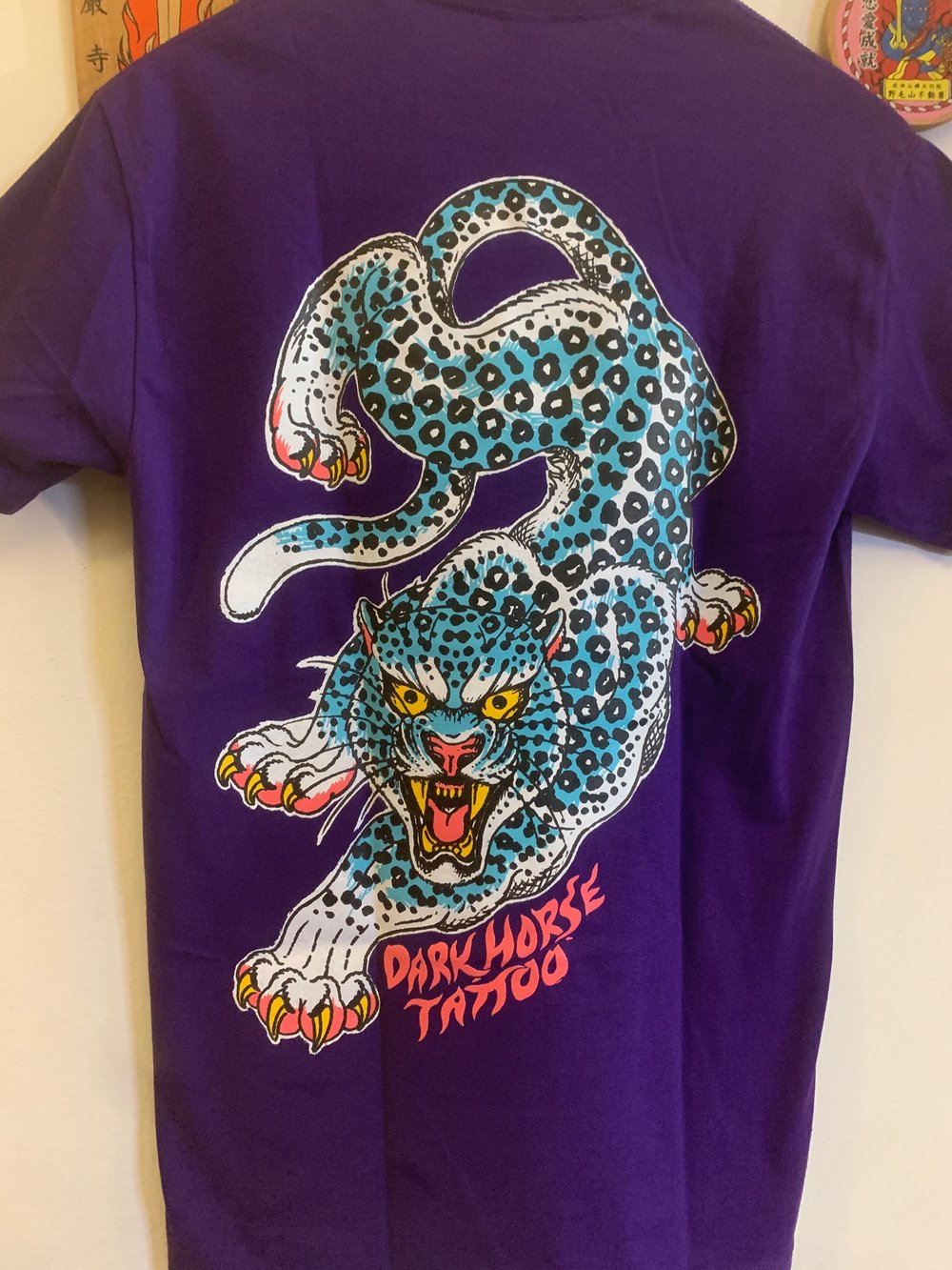 Image of Leopard Tee, Purple 