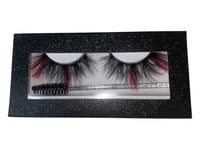 Image 3 of Handmade Natural 5D Color Glitter Mink Lashes 