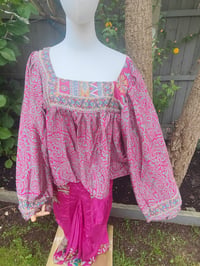 Image 2 of Gypset smock top tunic - pinks