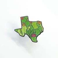 Texas Cactus Enamel Pin