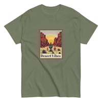 Image 10 of Unisex classic tee, Desert Vibes Cactus Sunset Tee