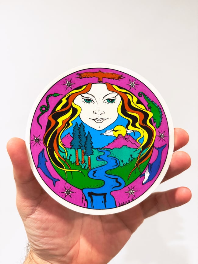 1991 Mother Earth 5” Sticker 