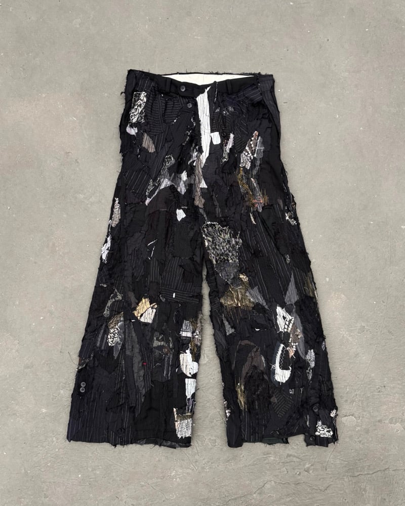Image of MASSTAK - 186 Destructive Patchwork Trousers