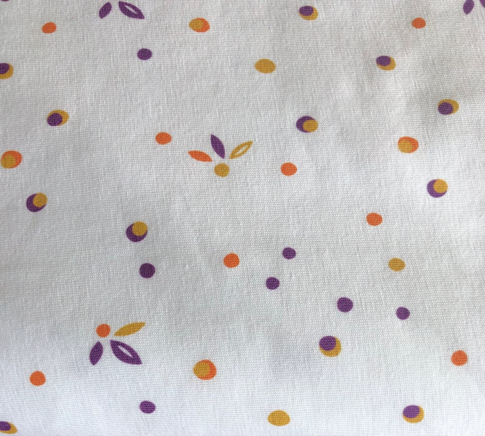 Image of Poesie Printanière - Tissu en coton biologique certifié