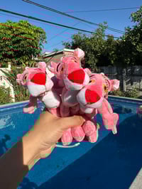 The Pink Panther Plush Keychain