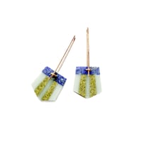 Image 2 of Lapis, Epidote & Aventurine Earrings