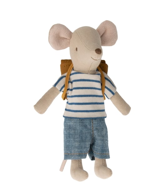 Image of Maileg - Tricycle Mouse Big Brother with Bag