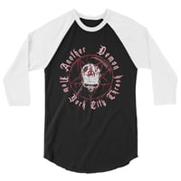 Image 1 of NYC Thrash 3/4 sleeve raglan shirt