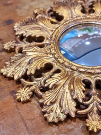 Image 4 of Small Golden Convex Mirror