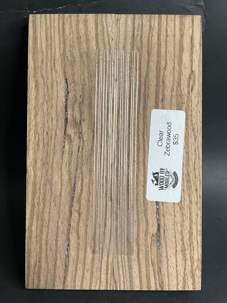 Image of Zebrawood Knife Scales  ZW-05