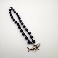 Image 3 of Lapis Lazuli Shark Car Charm