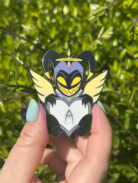 Image 1 of Hazbin Hotel - Adam heart Enamel Pin badge