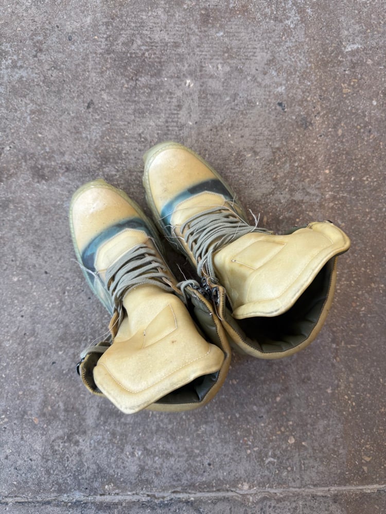 Image of Rick Owens Babel Tractor Boots