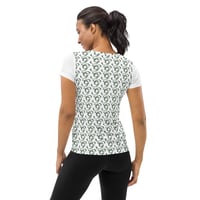 Image 1 of All-Over Print Women's Athletic T-shirt Goodah mix