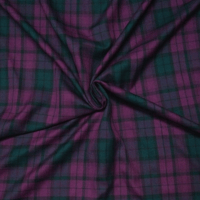Pre order purple and green tartan