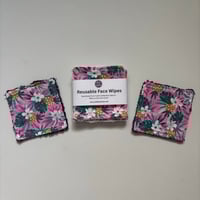 Image 2 of Pineapple Crush Reusable Makeup Remover Pads (Pack of 4) – Eco Friendly Washable Face Wipes