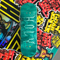 Image 1 of 29mm Popsicle(KING) "Holy PUNK Font" Real Wear Graphic