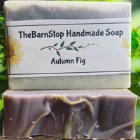 Image 1 of Handmade natural soap Autumn Fig homemade soap bar, shea butter soap, handmade soap, gift idea