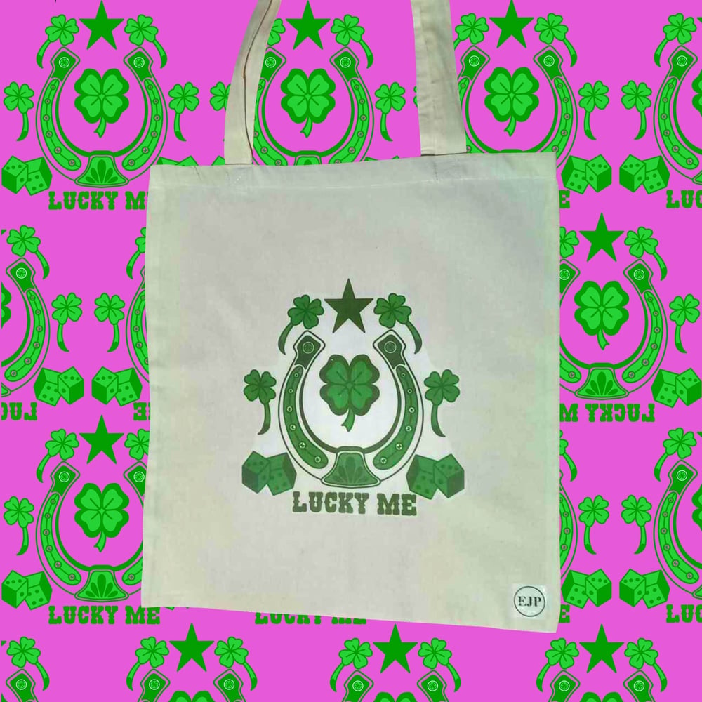 Image of Green Lucky Me totebag