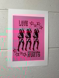 Image 4 of Love Hurts - A4 Screen Print