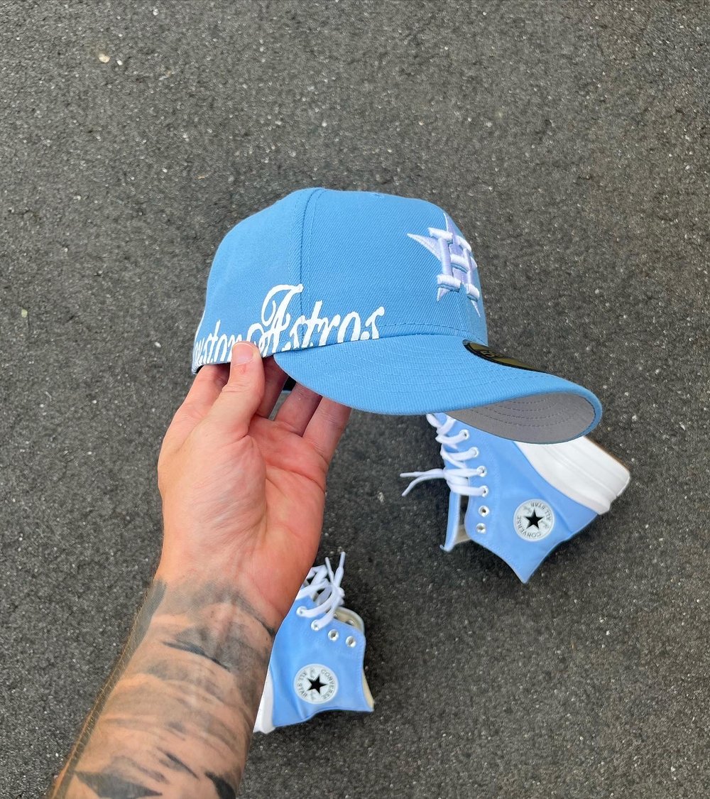 Image of  BBY BLUE HOUSTON ASTROS CUSTOM FITTED