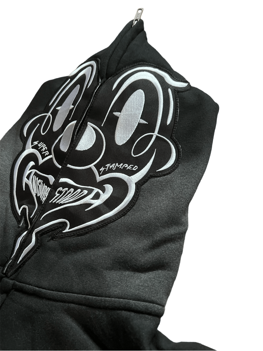 Image of Black “Misunderstood” Full Zip Hoodie
