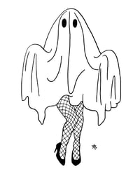 Sexy Ghost Art Print