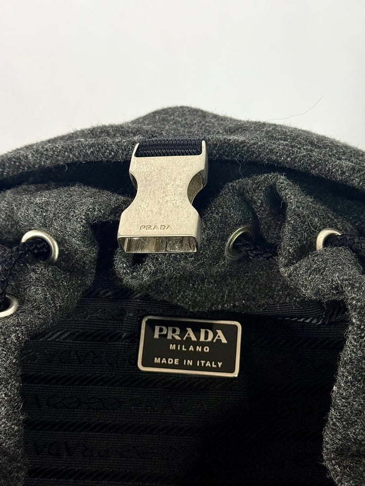 Image of Prada Wool Backpack