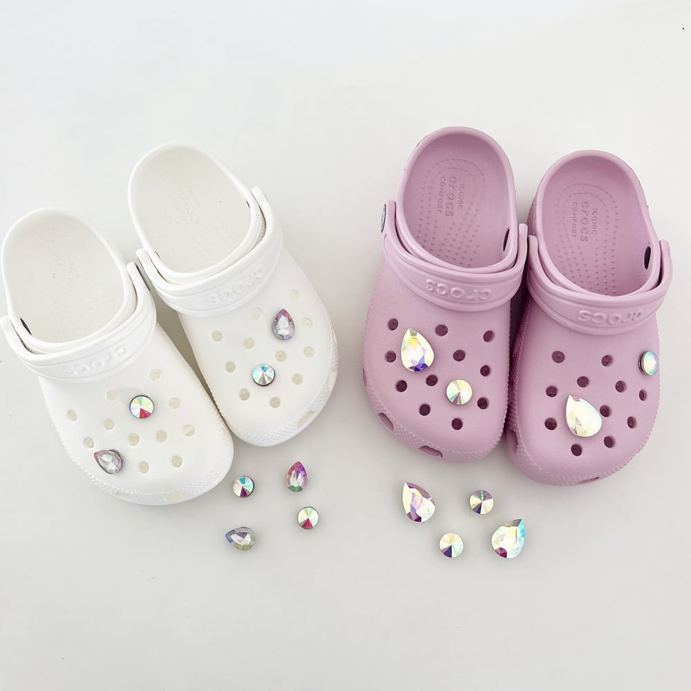 Image of Iridescent Croc Charm Sets (Mini and Jumbo)