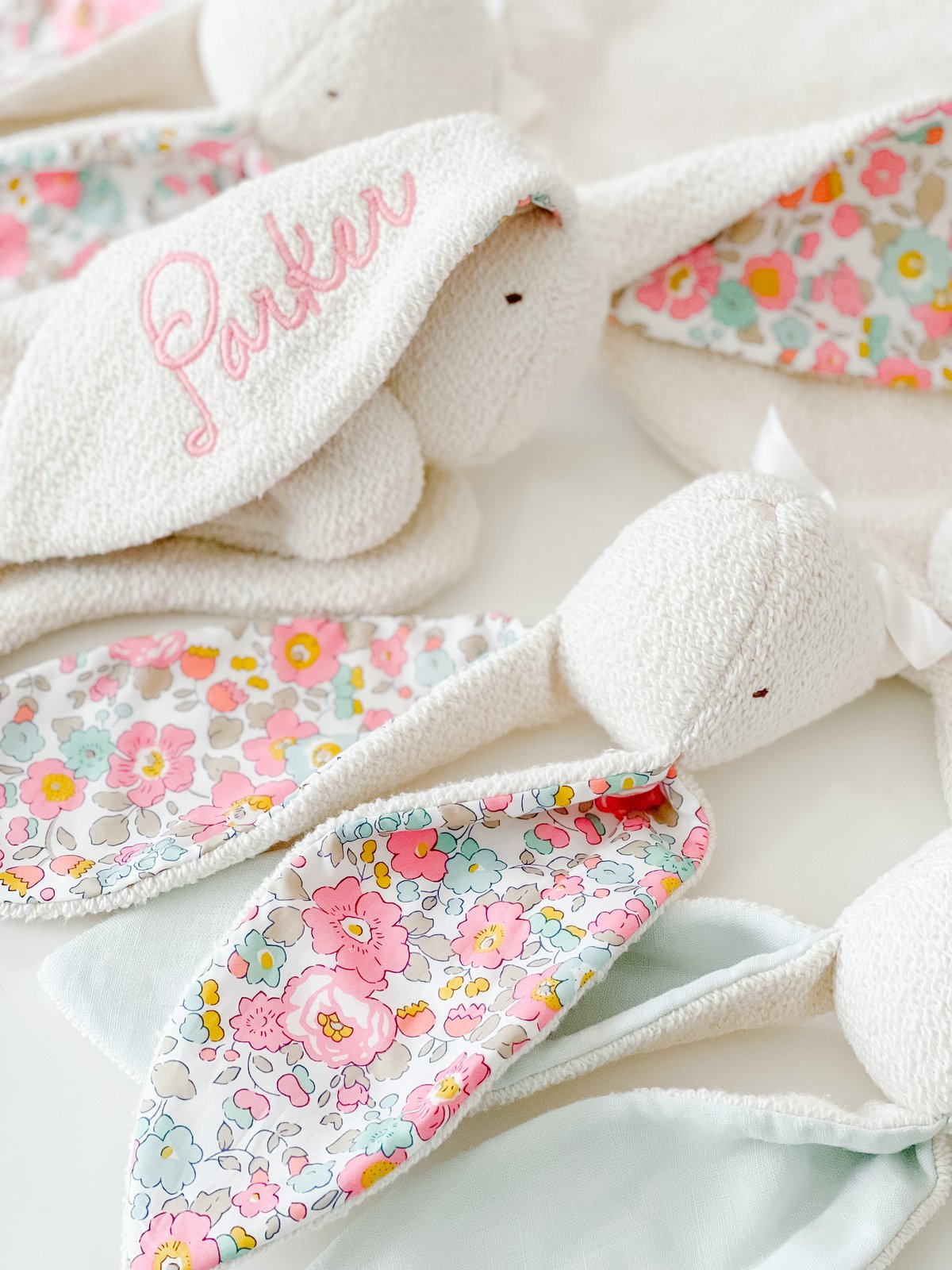 Elizabeth Layne Heirloom Liberty & Linen Keepsake Bunny