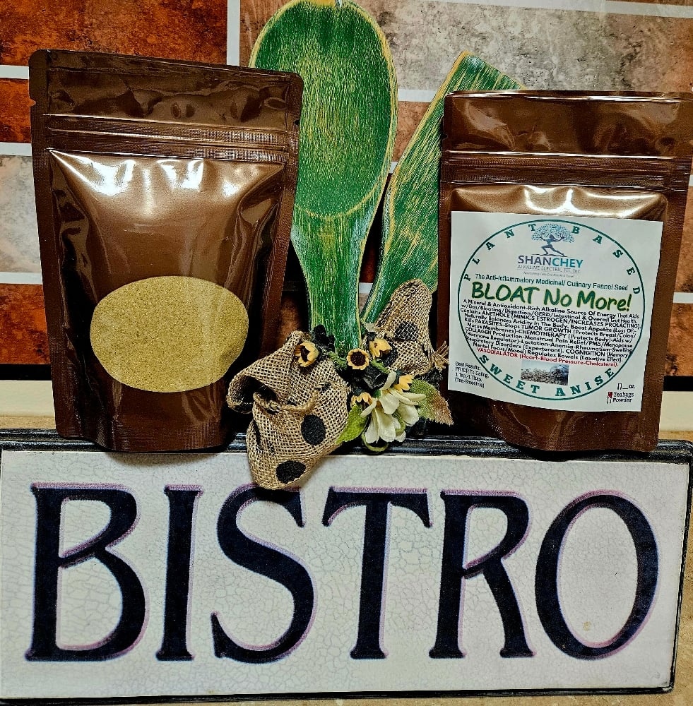 BLOAT NO MORE! Fennel Seed Powder/Teabags. Phlegm-Gas-IBS-Memory-GERD-Chemo-Menopause-Lactation