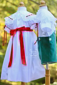 Image 5 of Christmas Holly Portrait Collar Dress