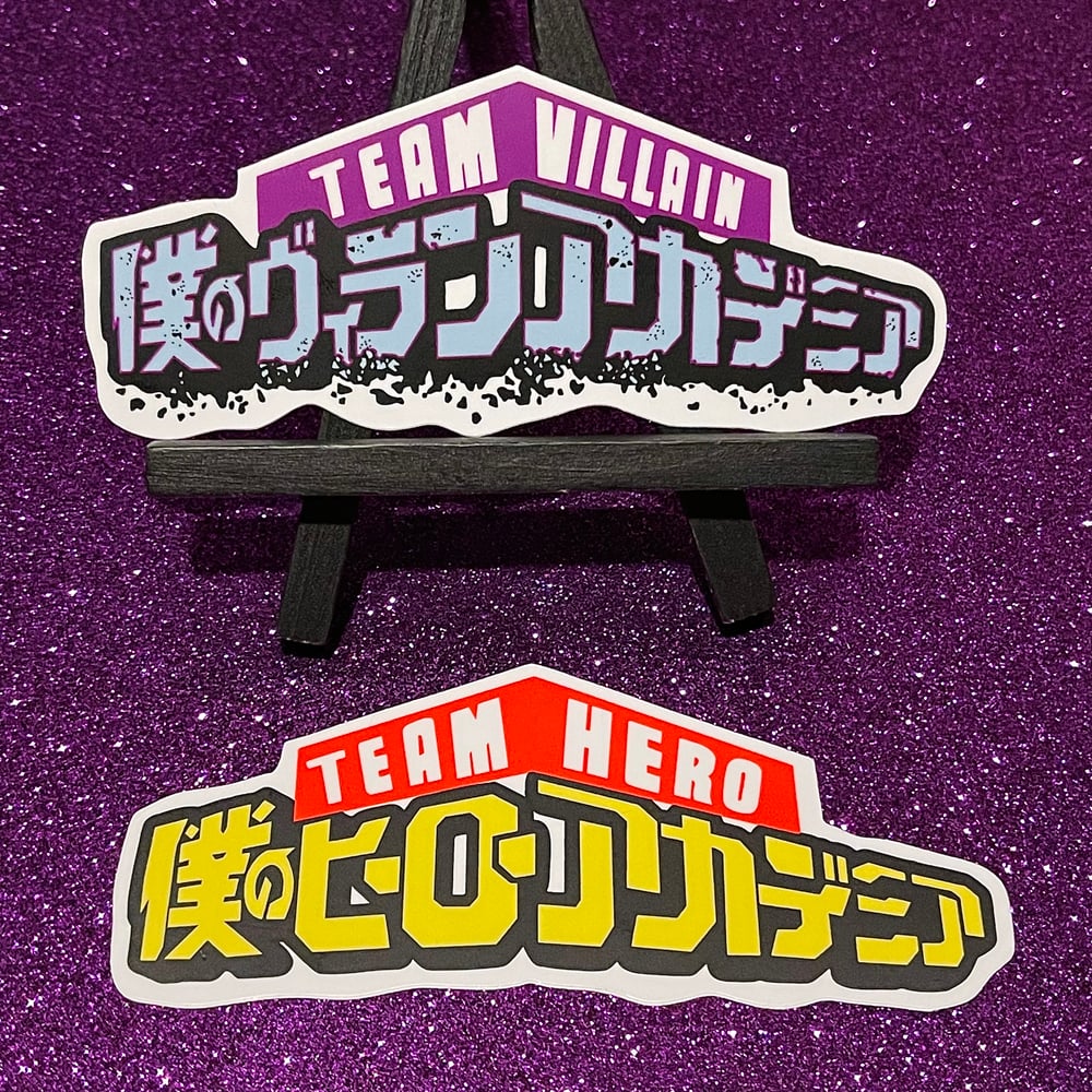 Image of MHA Team Stickers 