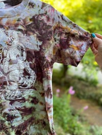 Image 4 of SMALL Godzilla Be Gay Do Crime Tie Dye Shirt H29