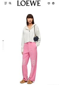 Image 2 of Pink cord lowe pants 