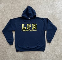 NAVY BLUE LPN HOODIE 