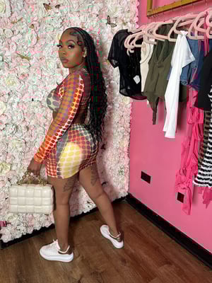 Image of Fire Colorblock Skirt Set 