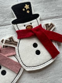 Image 4 of Top Hat Snowman Decoration 