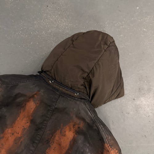 Image of AW 2014 Stone Island Raso Hand Painted Tortoise Shell 2 in 1 jacket, size large