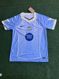 Image 1 of     FC Barcelona Sky Blue Away Jersey – Spotify Edition